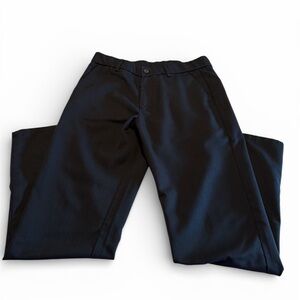Slim Fit 32WX30L Men’s Black Dress Pants